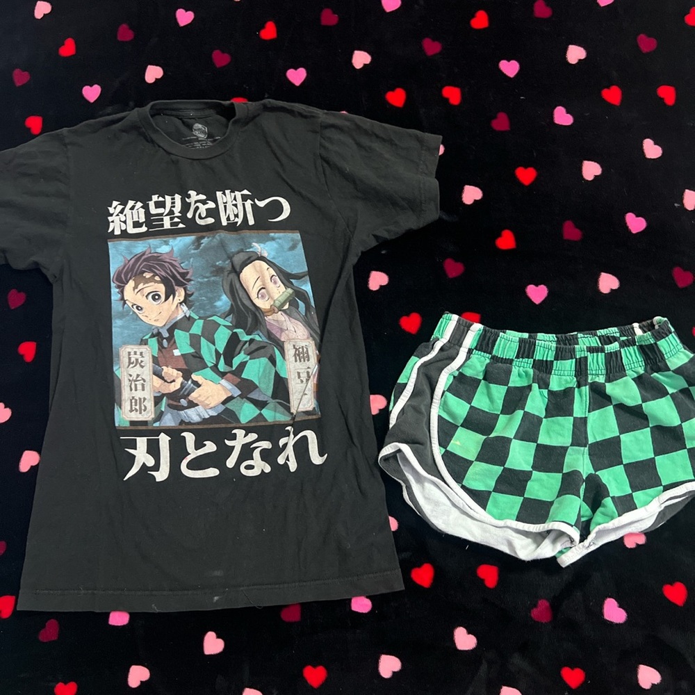demon slayer pj set